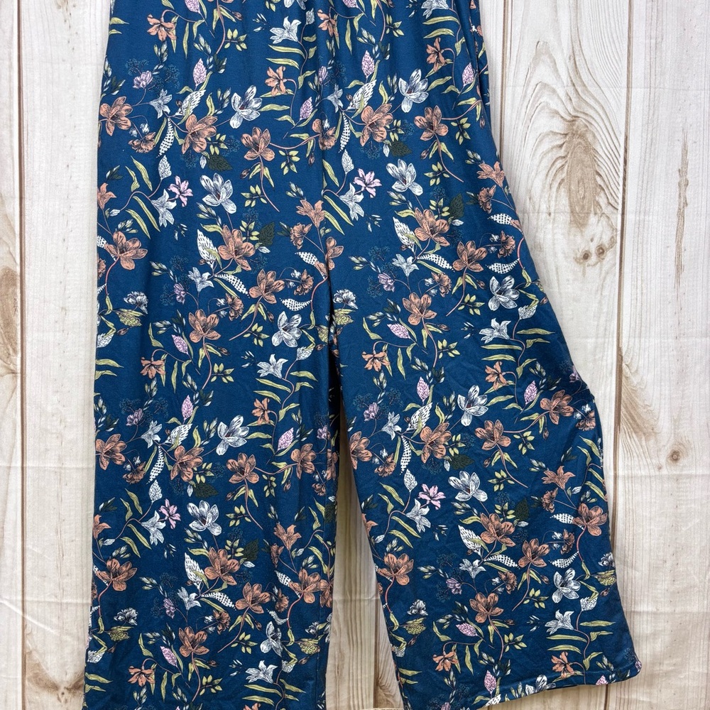 Anrabess Jumpsuit Boho Loose Casual Summer Style Loose Fit Relaxed Blue Size XL - Picture 5 of 16